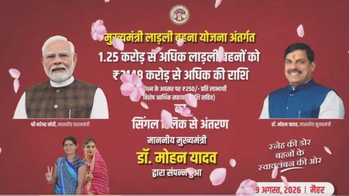 एमपी के 1.25 करोड़ महिलाओं के खाते में आए 1750 रुपए, लाड़ली बहनों को मिला रक्षाबंधन का तोहफा, ऐसे करें चेक