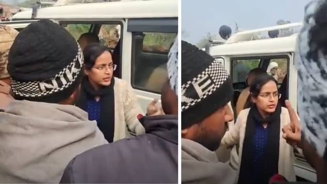  निरीक्षण करनी पहुंचीं तहसीलदार मैडम, किसानों से कहा- साइड हो जाओ, ये बात करने का तरीका नहीं